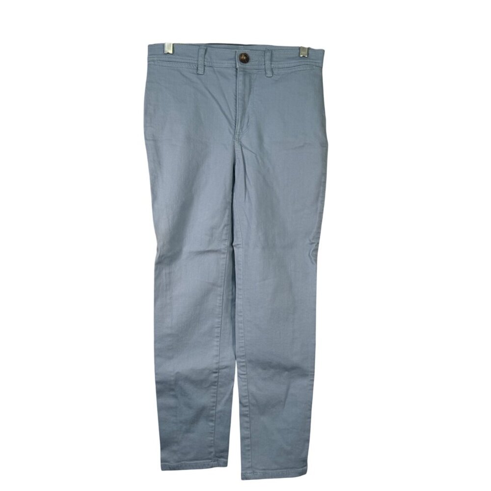 Loft Light Blue Womens Skinny Pants 2P Cotton Blend